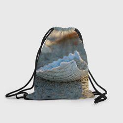 Рюкзак-мешок Морская ракушка, цвет: 3D-принт