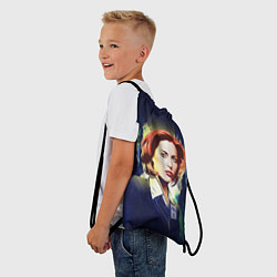 Рюкзак-мешок Dana Scully, цвет: 3D-принт — фото 2