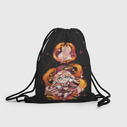 Рюкзак-мешок Chibi Yanfei GI, цвет: 3D-принт