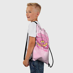 Рюкзак-мешок Планета Пончик, цвет: 3D-принт — фото 2