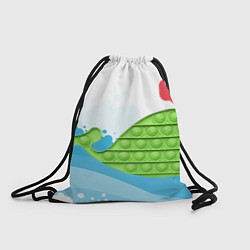 Рюкзак-мешок Simple Dimple Pop it, цвет: 3D-принт