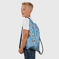 Рюкзак-мешок Кролик и Синичка, цвет: 3D-принт — фото 2