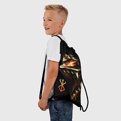 Рюкзак-мешок BERSERK logo, цвет: 3D-принт — фото 2