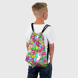Рюкзак-мешок Губы фреш, цвет: 3D-принт — фото 2