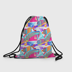 Рюкзак-мешок Летняя геометрия, цвет: 3D-принт
