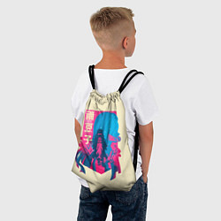 Рюкзак-мешок Nezuko Neon, цвет: 3D-принт — фото 2