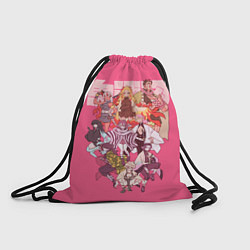 Рюкзак-мешок Slayers on pink, цвет: 3D-принт