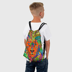 Рюкзак-мешок Лев шаман, цвет: 3D-принт — фото 2