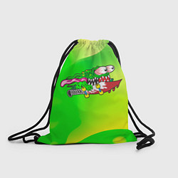 Рюкзак-мешок Лизун на скейте, цвет: 3D-принт