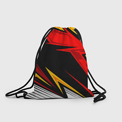 Рюкзак-мешок КРАСНО-ЖЕЛТЫЙ СПОРТ SPORT, цвет: 3D-принт