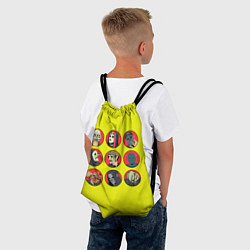 Рюкзак-мешок Sliknot bros, цвет: 3D-принт — фото 2