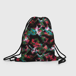 Рюкзак-мешок Гранжевый абстрактный узор, цвет: 3D-принт