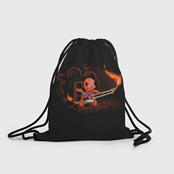 Рюкзак-мешок Безумный Чермандер, цвет: 3D-принт