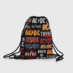 Рюкзак-мешок AC DC LOGOBOMBING, цвет: 3D-принт
