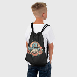 Рюкзак-мешок Тату Сквиртл, цвет: 3D-принт — фото 2