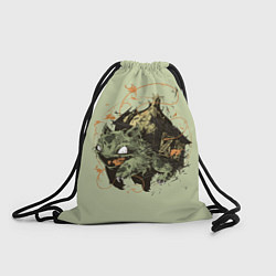 Рюкзак-мешок Horror Bulbasaur, цвет: 3D-принт