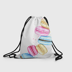 Рюкзак-мешок Macarons Нежный десерт, цвет: 3D-принт