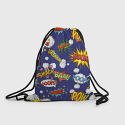 Рюкзак-мешок Комикс БУМ, цвет: 3D-принт