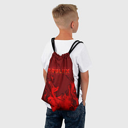 Рюкзак-мешок ROBLOX ОГОНЬ, цвет: 3D-принт — фото 2