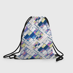 Рюкзак-мешок Этнический узор пэчворк, цвет: 3D-принт