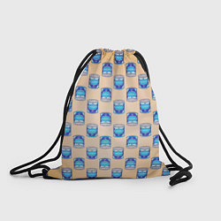 Рюкзак-мешок Сгущенка паттерн, цвет: 3D-принт