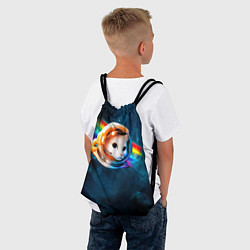 Рюкзак-мешок Котик Космонавт, цвет: 3D-принт — фото 2
