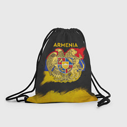Рюкзак-мешок Yellow and Black Armenia, цвет: 3D-принт