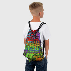 Рюкзак-мешок POP IT БРЫЗГИ КРАСОК ПОП ИТ, цвет: 3D-принт — фото 2