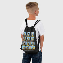 Рюкзак-мешок 12 Докторов, цвет: 3D-принт — фото 2