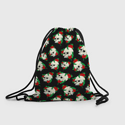 Рюкзак-мешок Черепа и розы Skull and Roses, цвет: 3D-принт