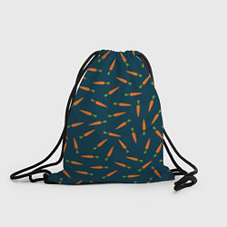 Рюкзак-мешок Морковки паттерн, цвет: 3D-принт