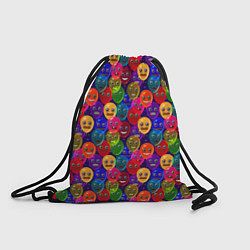 Рюкзак-мешок Шарики, цвет: 3D-принт
