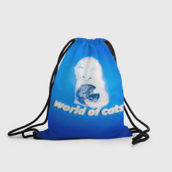 Рюкзак-мешок World of Cats, цвет: 3D-принт