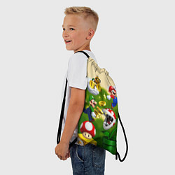 Рюкзак-мешок Mario Coins, цвет: 3D-принт — фото 2