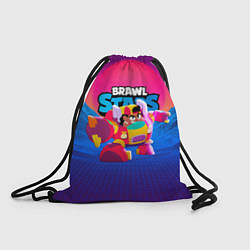 Рюкзак-мешок Мег BrawlStars трансформер, цвет: 3D-принт