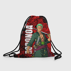 Рюкзак-мешок Ророноа Зоро, One Piece, цвет: 3D-принт