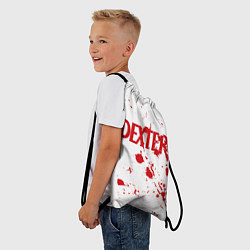 Рюкзак-мешок Dexter logo Декстер брызги крови, цвет: 3D-принт — фото 2