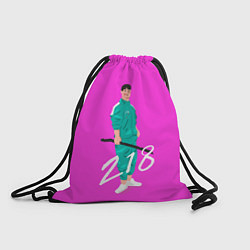 Рюкзак-мешок Опасный 218, цвет: 3D-принт
