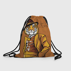 Рюкзак-мешок Good luck in the coming year of the Tiger!, цвет: 3D-принт