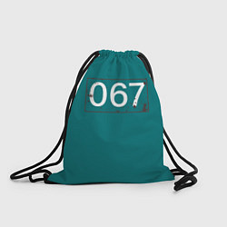 Рюкзак-мешок Игрок в кальмара 067, цвет: 3D-принт