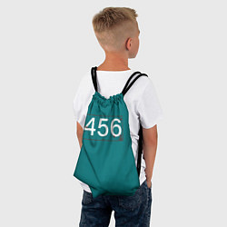 Рюкзак-мешок Игрок в кальмара 456, цвет: 3D-принт — фото 2