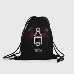 Рюкзак-мешок ИГРА В КАЛЬМАРА СИМВОЛЫ SQUID GAME, цвет: 3D-принт