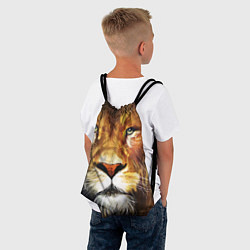 Рюкзак-мешок Лев царь зверей, цвет: 3D-принт — фото 2