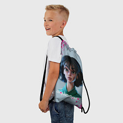 Рюкзак-мешок 067 Розовые брызги, цвет: 3D-принт — фото 2