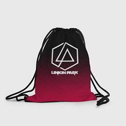 Рюкзак-мешок LINKIN PARK LOGO CARBON, цвет: 3D-принт