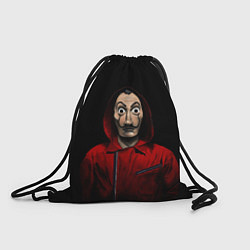 Рюкзак-мешок Бумажный дом La Casa de Papel маска, цвет: 3D-принт