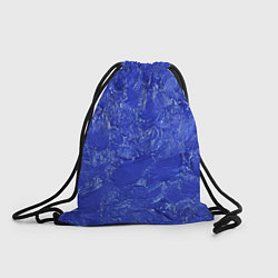 Рюкзак-мешок Синие мазки, цвет: 3D-принт