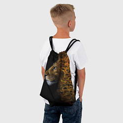 Рюкзак-мешок ПЛАМЕННЫЙ ЛЕВ, цвет: 3D-принт — фото 2