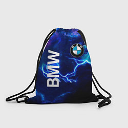 Рюкзак-мешок BMW Синяя молния, цвет: 3D-принт