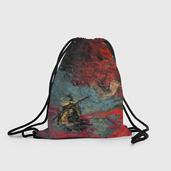 Рюкзак-мешок Sekiro Самурай против дракона, цвет: 3D-принт